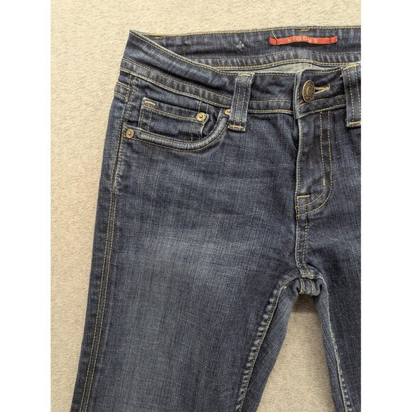 Vigoss Jeans Womens 9 Blue Bootcut Stretch Denim Five Pocket Mid Wash P1536J - Picture 2 of 16